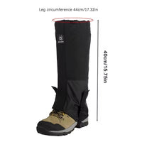 SAMSTRONG Waterproof Hiking Gaiters – Snow, Mud & Trail Leg Protection thumbnail 2